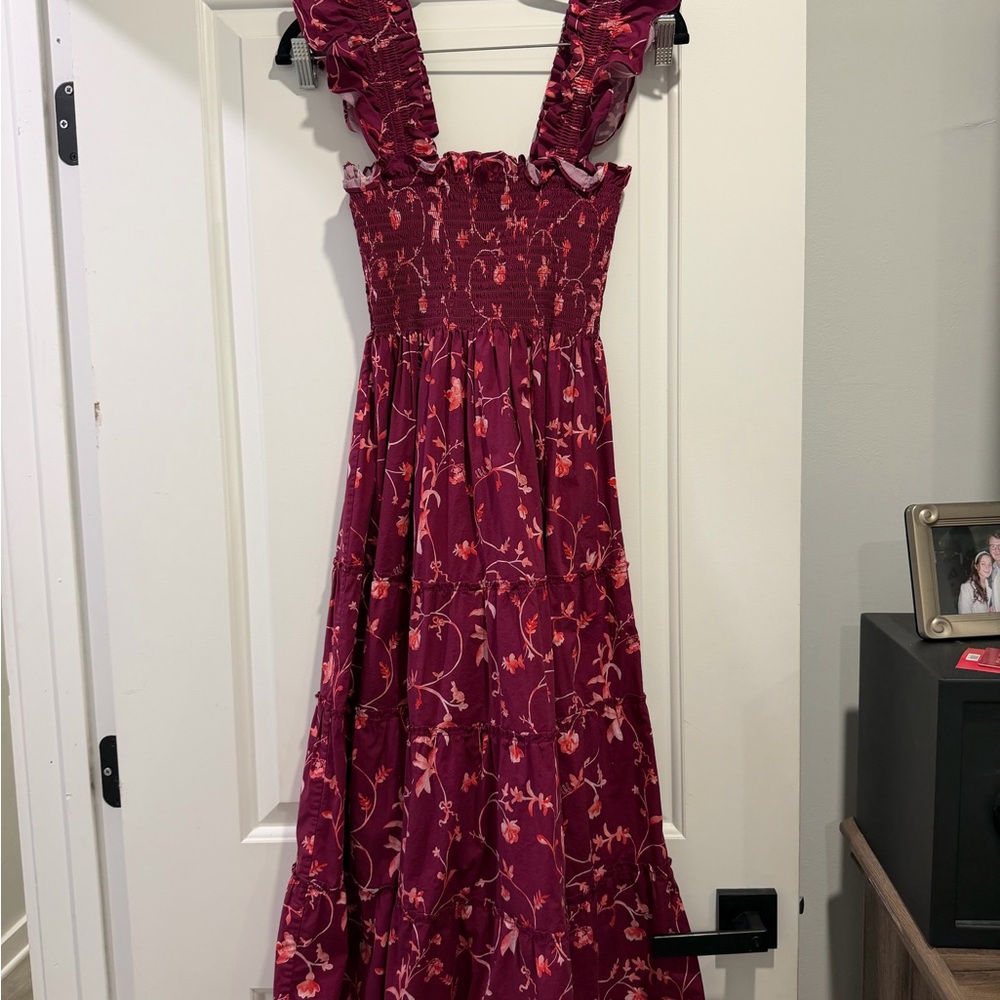 Hill House Plum and Burgundy Nap Dress